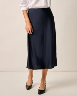 Discount Audrey Charmeuse Slip Skirt Women Shorts & Skirts