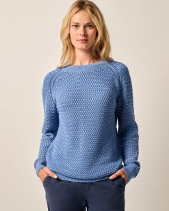 Outlet Bridget Garment Dyed Crewneck Sweater Women Sweaters & Cardigans