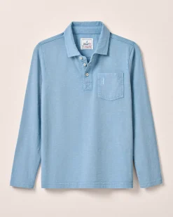 Online Coastal Wash Jr. Long Sleeve BOY Polos|Polos