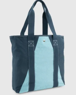 Sale Color Block Wine Tote Bag Women Bags