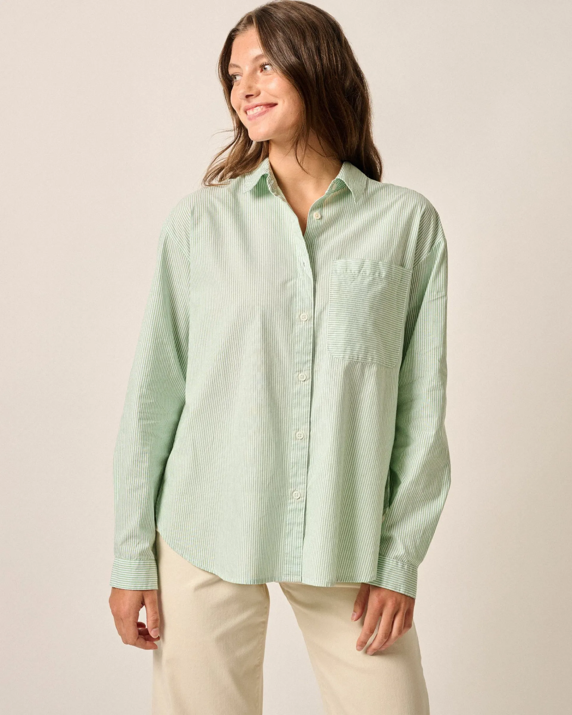 Hot Cotton Boyfriend Shirt Women Shirts & Blouses