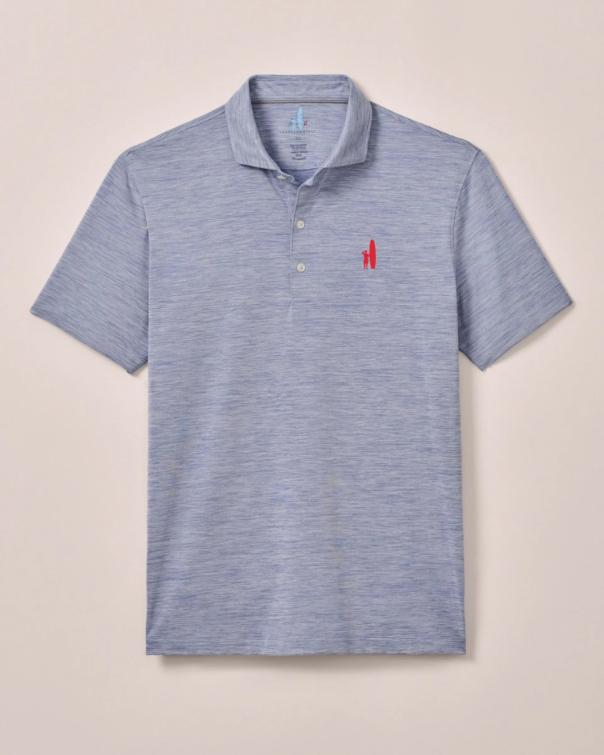 Custom Surfer Logo Huronn Featherweight Performance Polo Polos|Polos