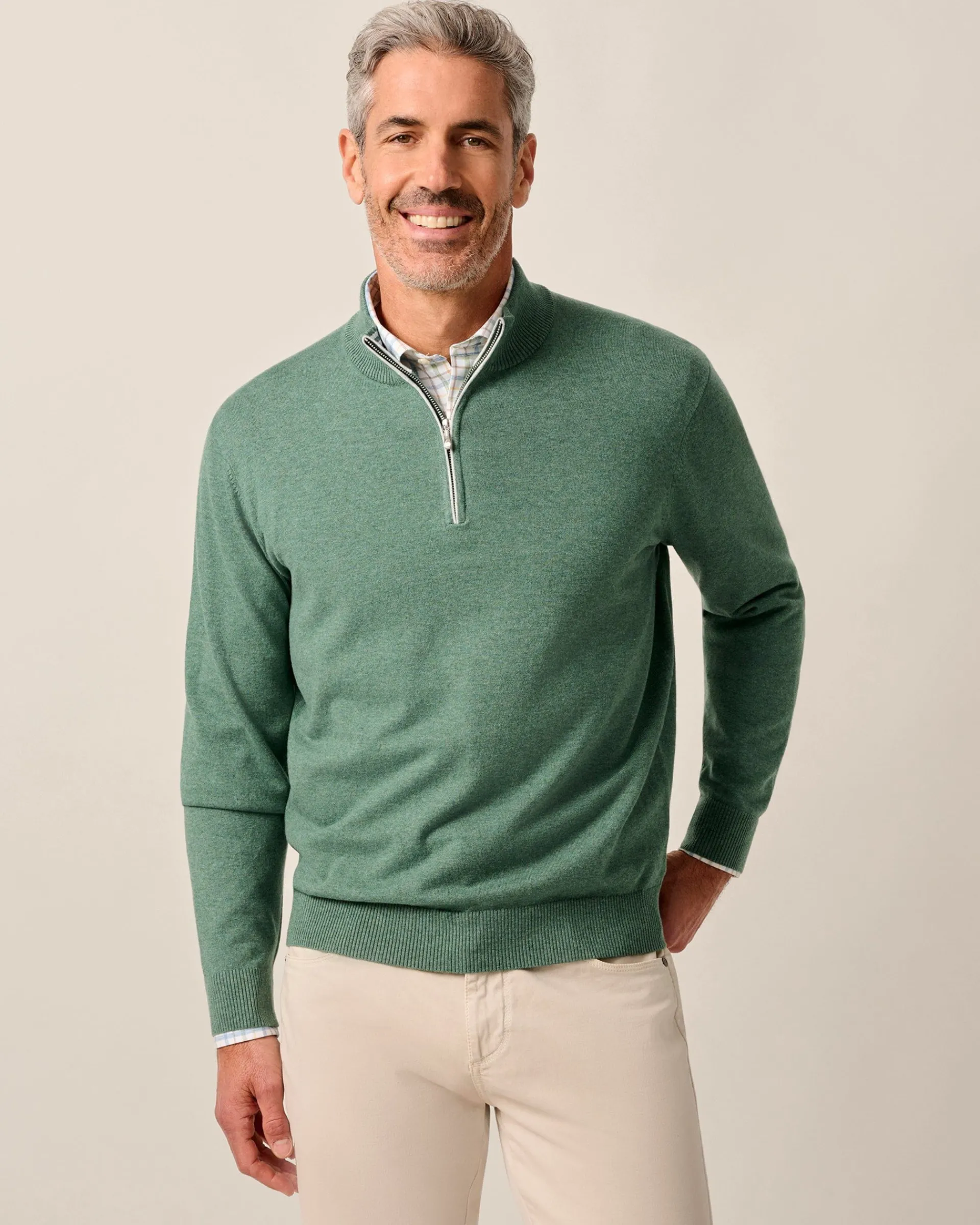Best Desmond Plaited Cotton Blend 1/4 Zip Sweater Quarter-Zips|Sweaters