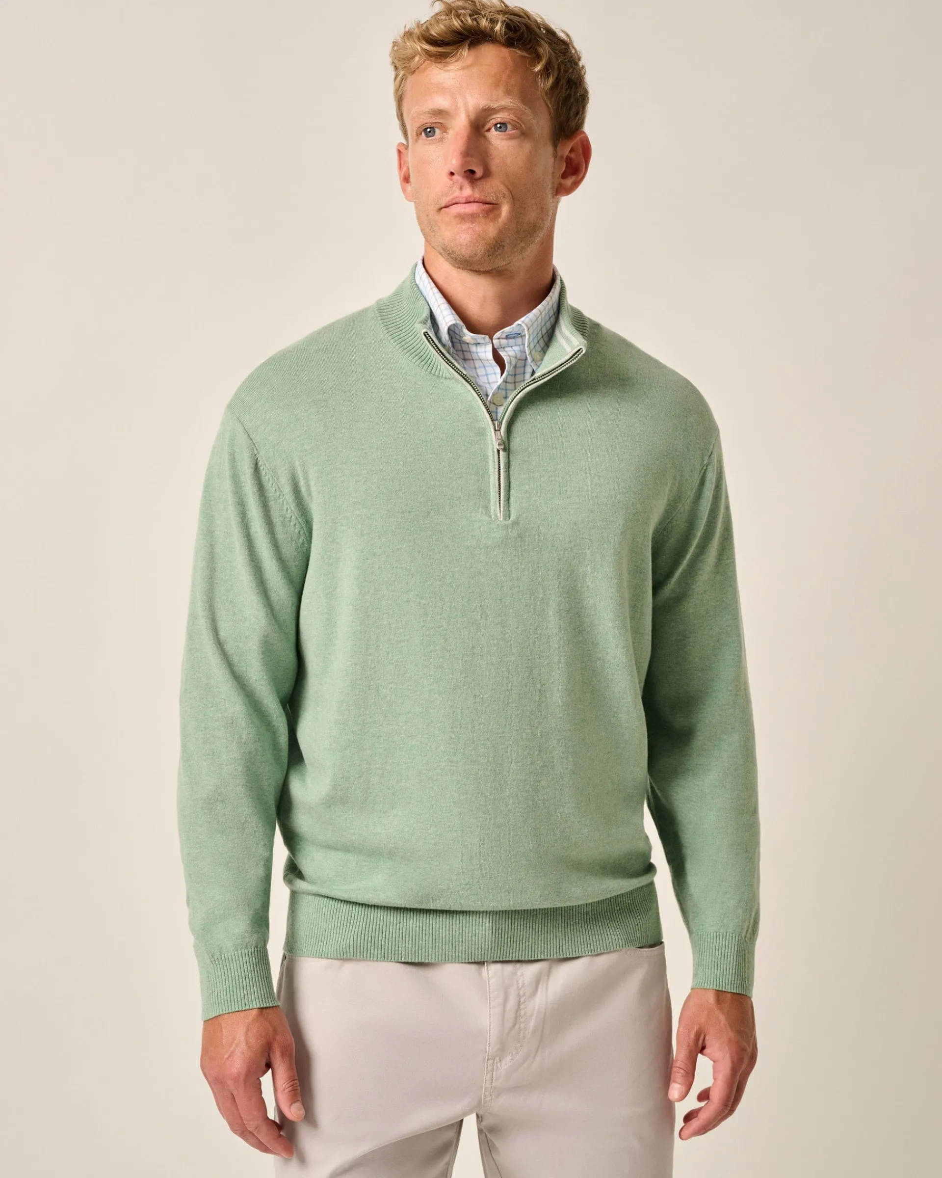 Best Desmond Plaited Cotton Blend 1/4 Zip Sweater Quarter-Zips|Sweaters