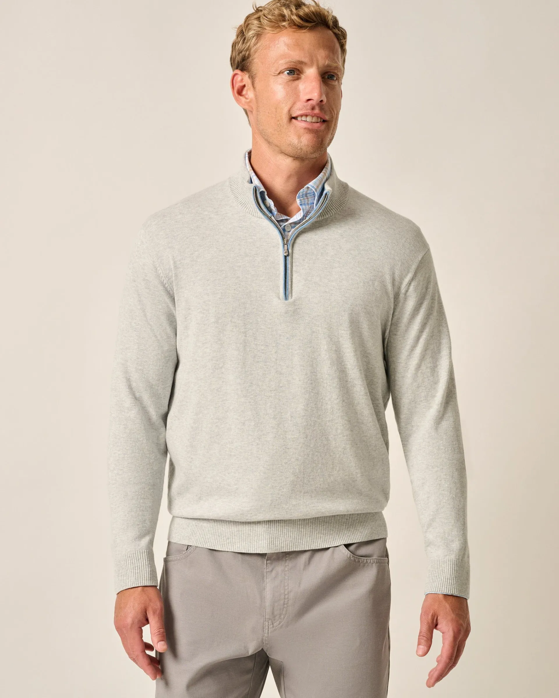 Best Desmond Plaited Cotton Blend 1/4 Zip Sweater Quarter-Zips|Sweaters