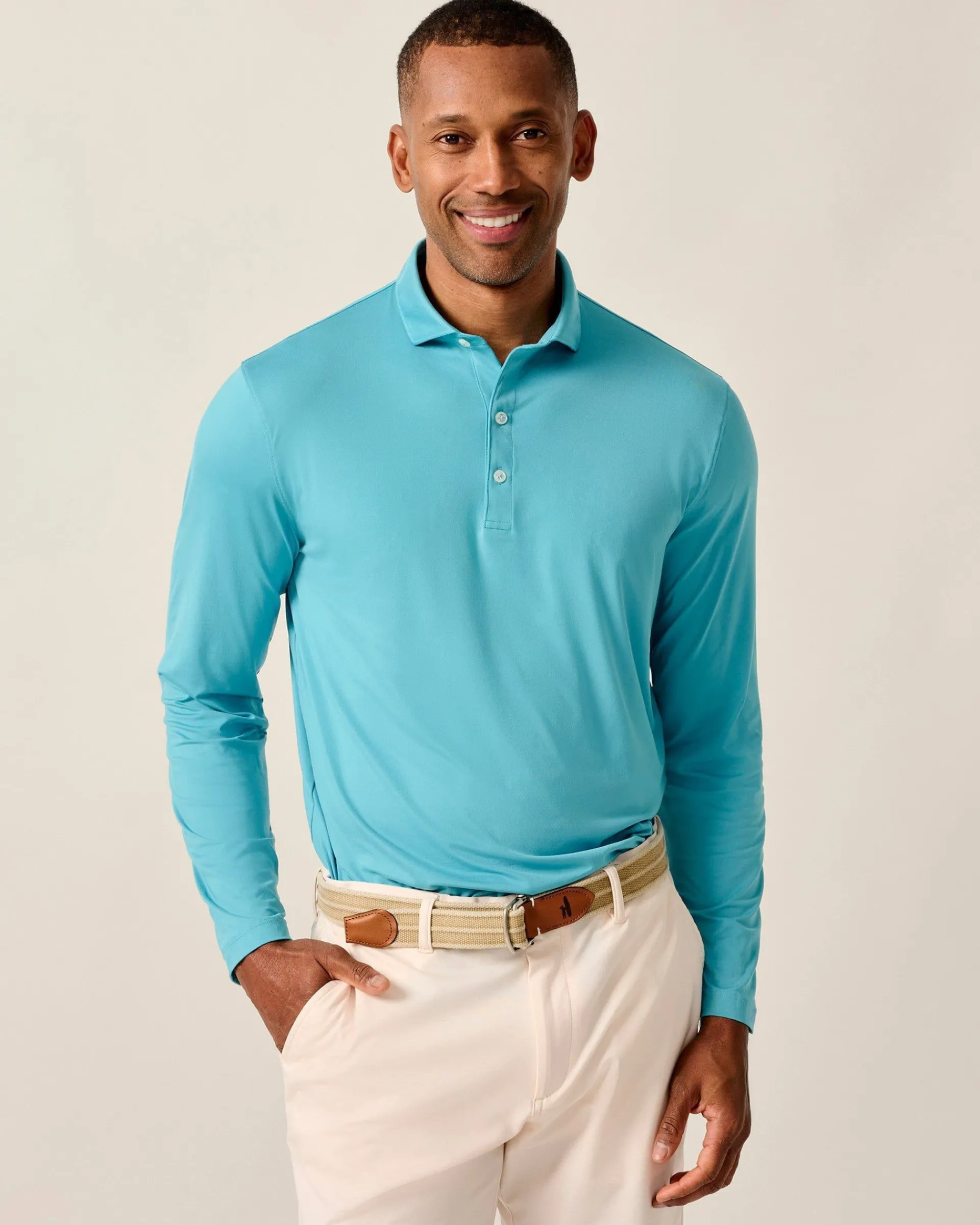 Best Featherweight Long Sleeve Performance Polo - Swing Polos|Polos