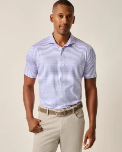 Featherweight Performance Polo - Warwick Stripe Polos|Polos