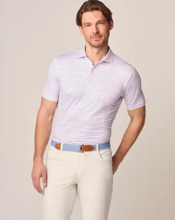 Featherweight Performance Polo - Warwick Stripe Polos|Polos