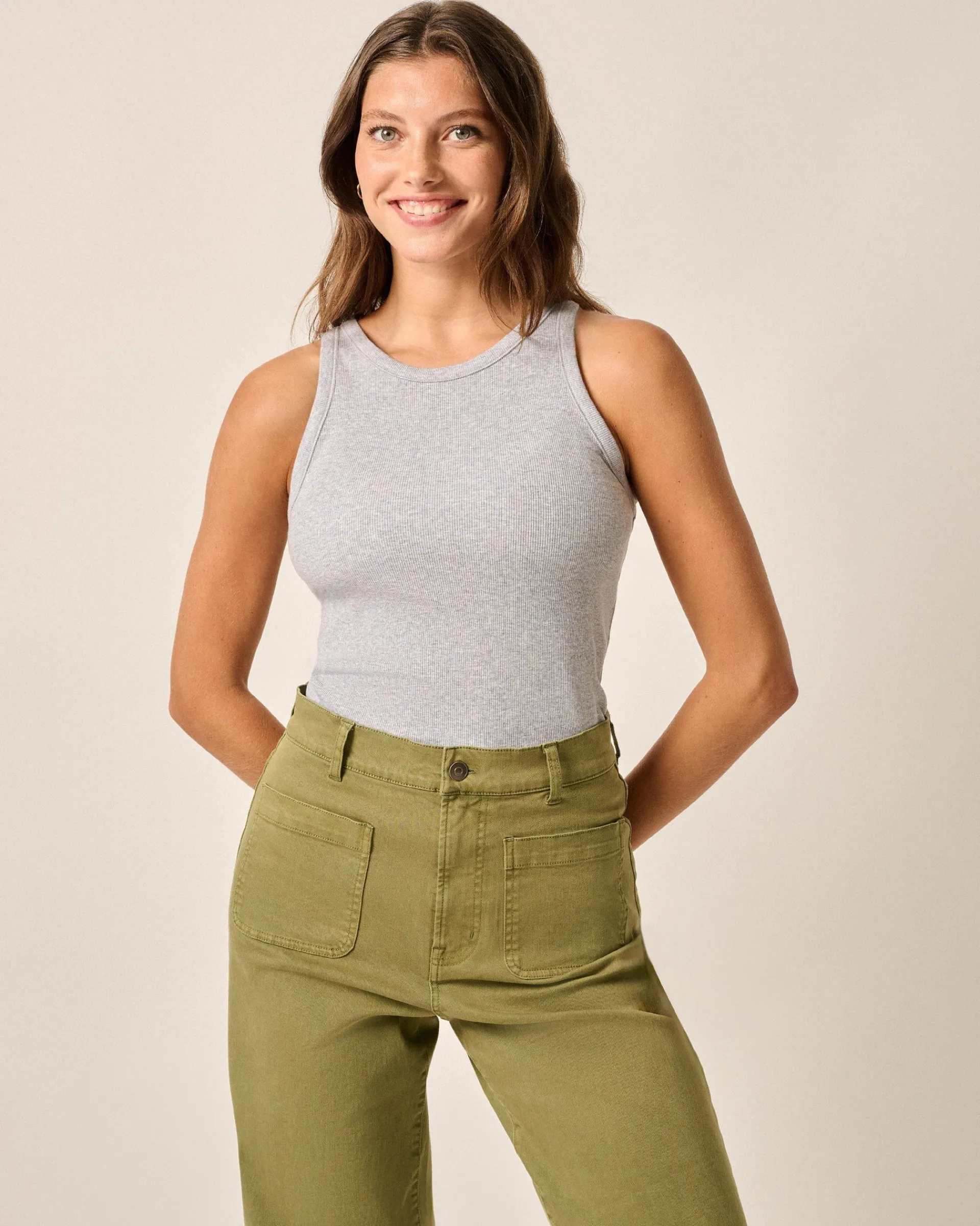 Discount Heritage Cotton Blend Tank Top Women Tees & Tanks