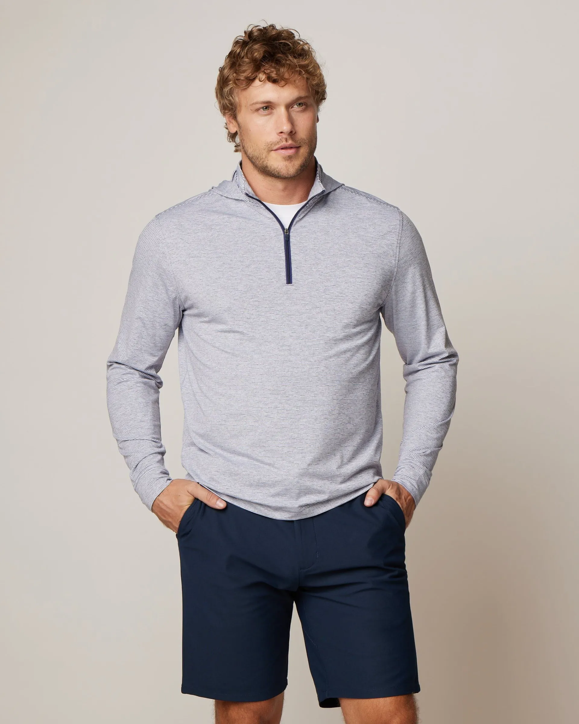 Discount Hybrid Performance 1/4 Zip Hoodie Quarter-Zips|Sweatshirts & Hoodies
