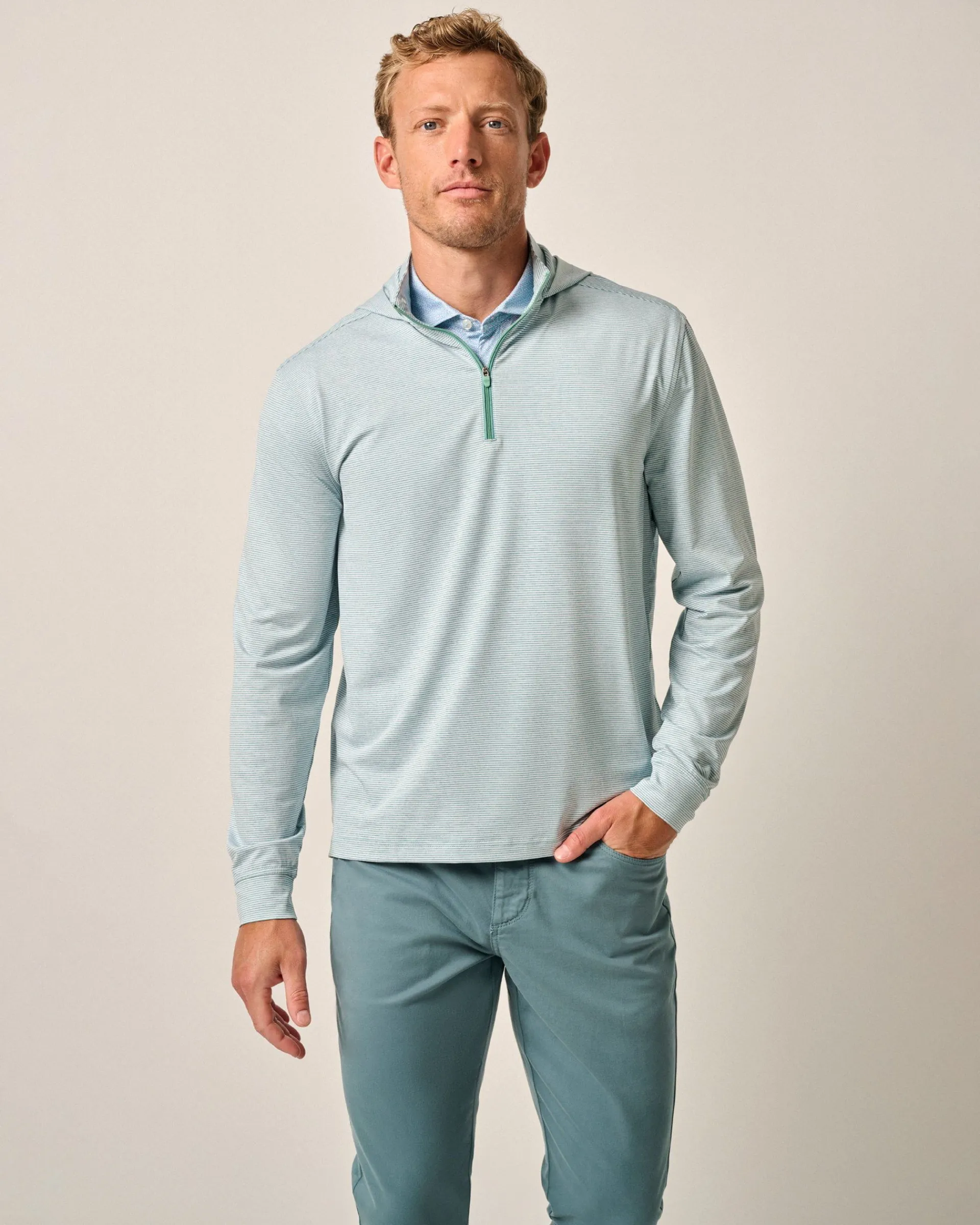 Discount Hybrid Performance 1/4 Zip Hoodie Quarter-Zips|Sweatshirts & Hoodies