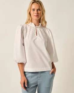 New Libby Popover Blouse Women Shirts & Blouses