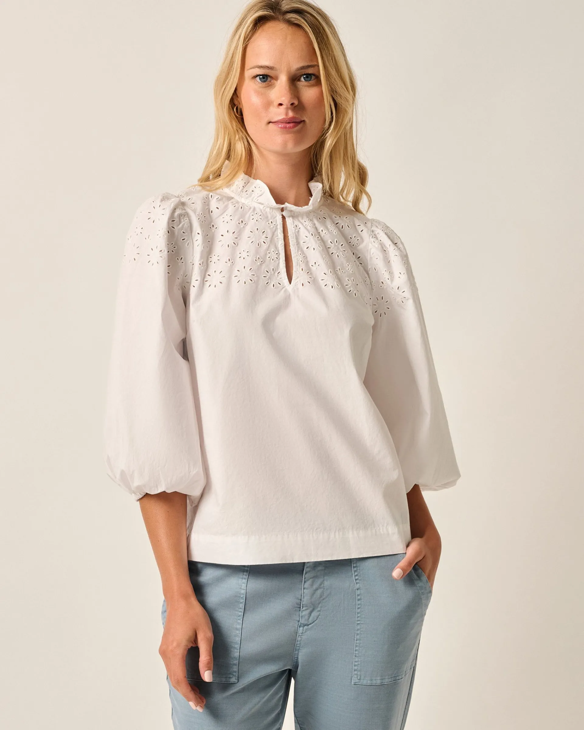 New Libby Popover Blouse Women Shirts & Blouses