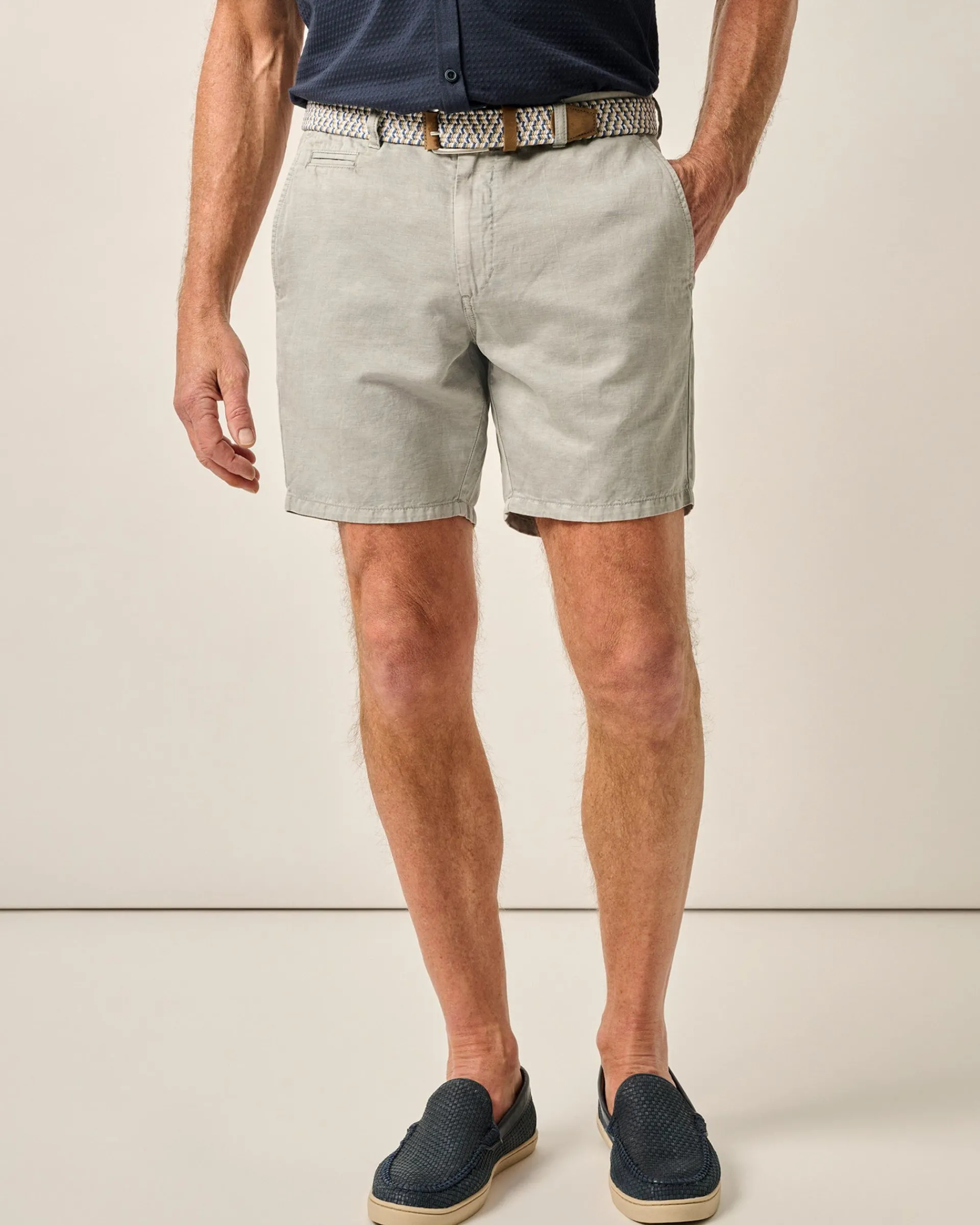 Sale Melrose Cotton Linen Shorts Shorts