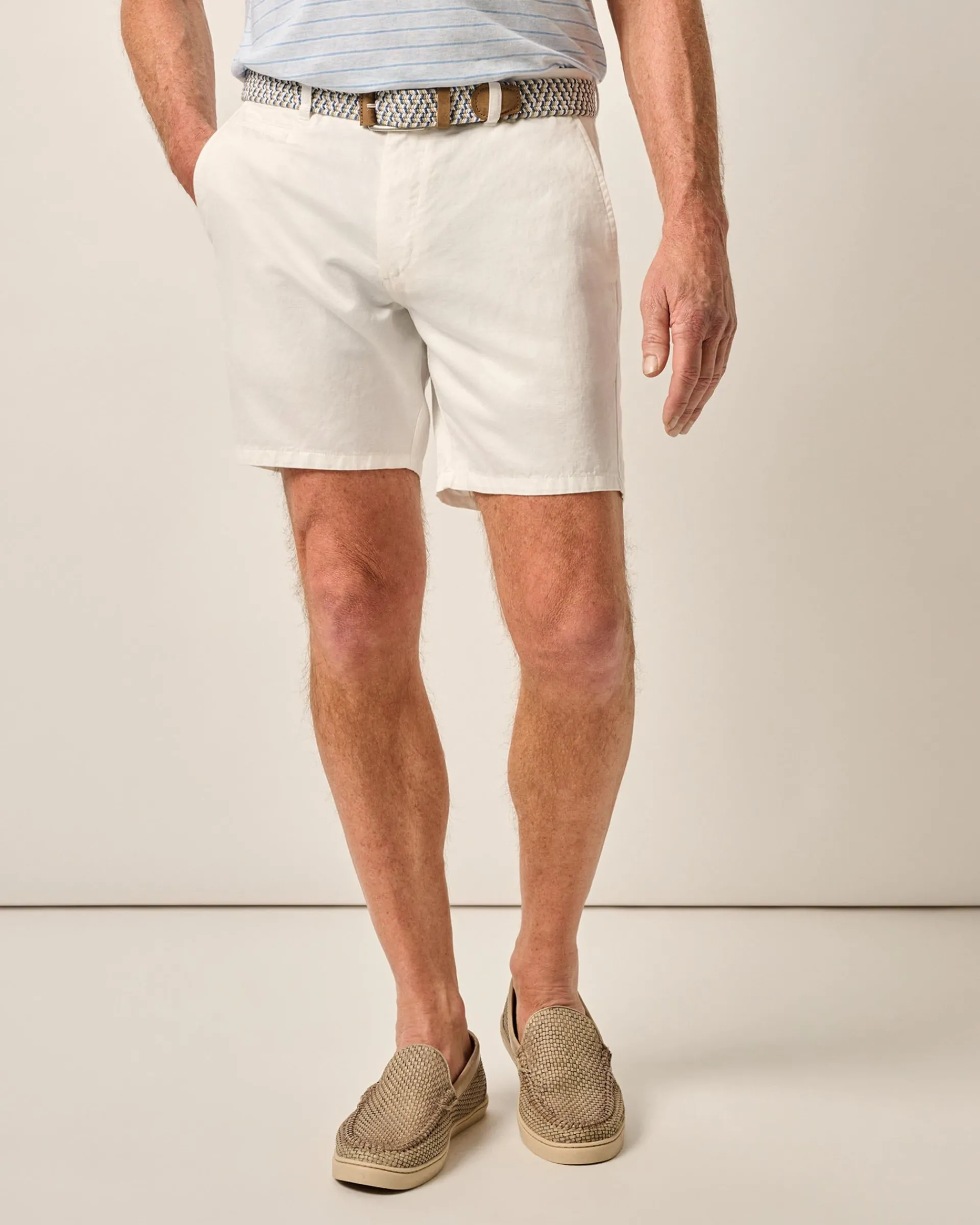 Sale Melrose Cotton Linen Shorts Shorts