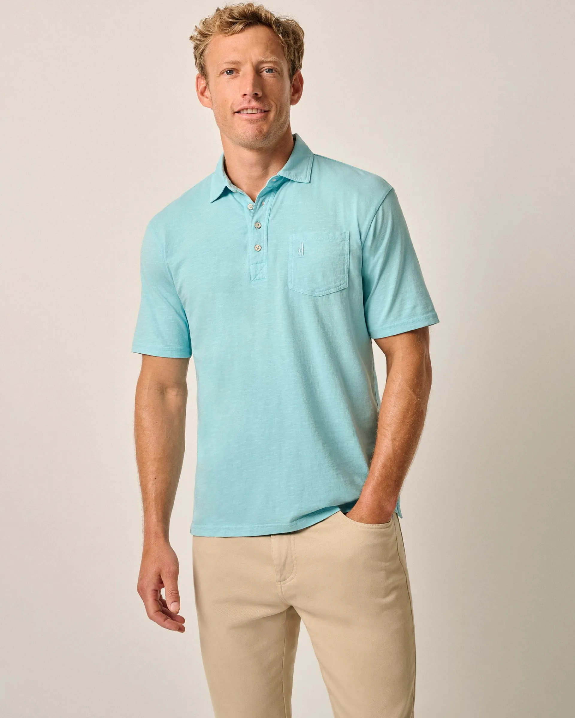 Clearance Original 4-Button Polo - Coastal Wash Polos