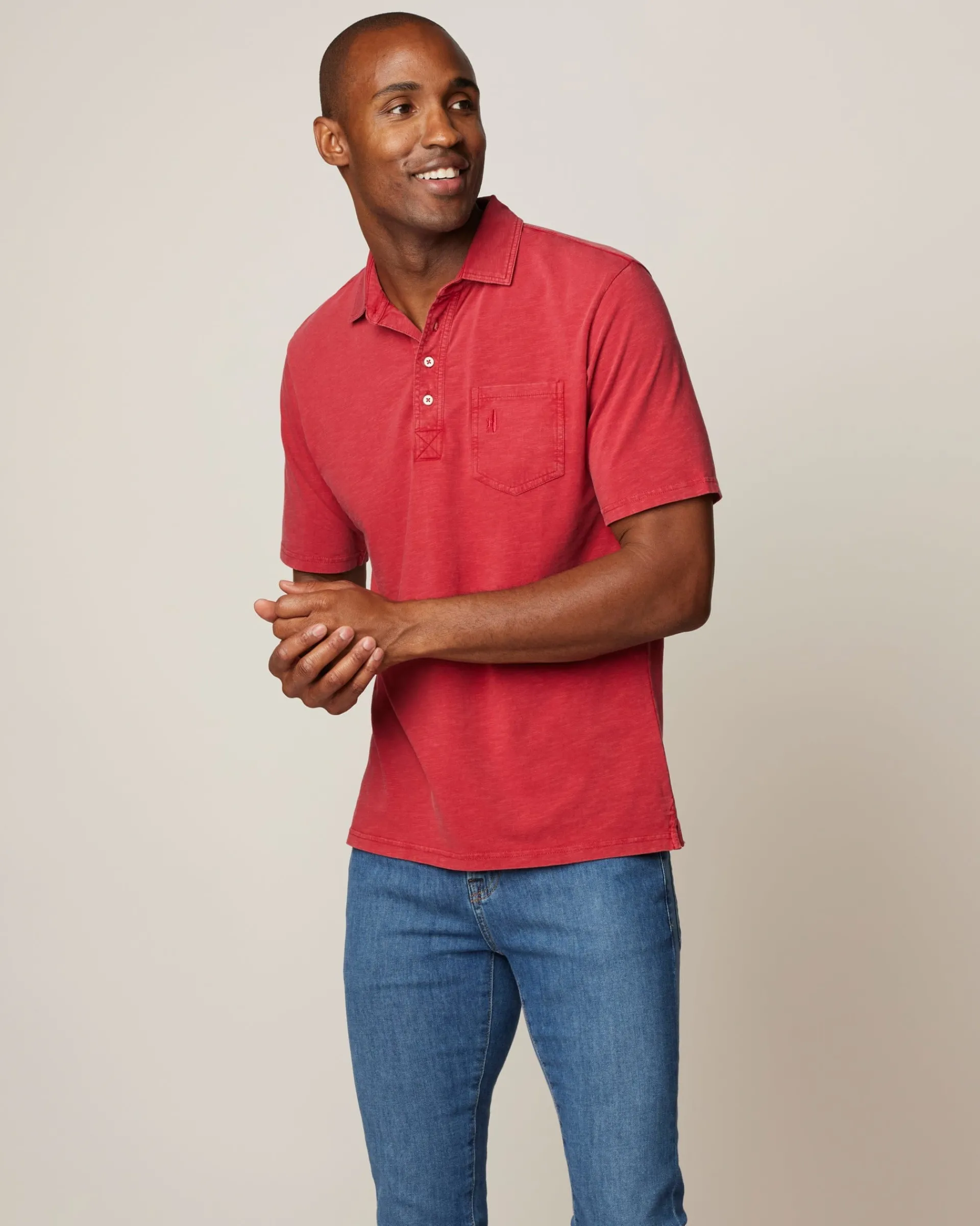 Clearance Original 4-Button Polo - Coastal Wash Polos