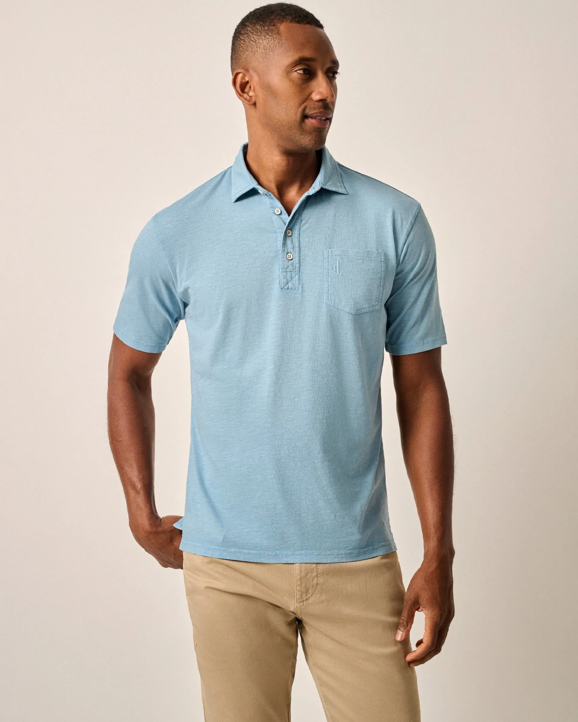 Clearance Original 4-Button Polo - Coastal Wash Polos