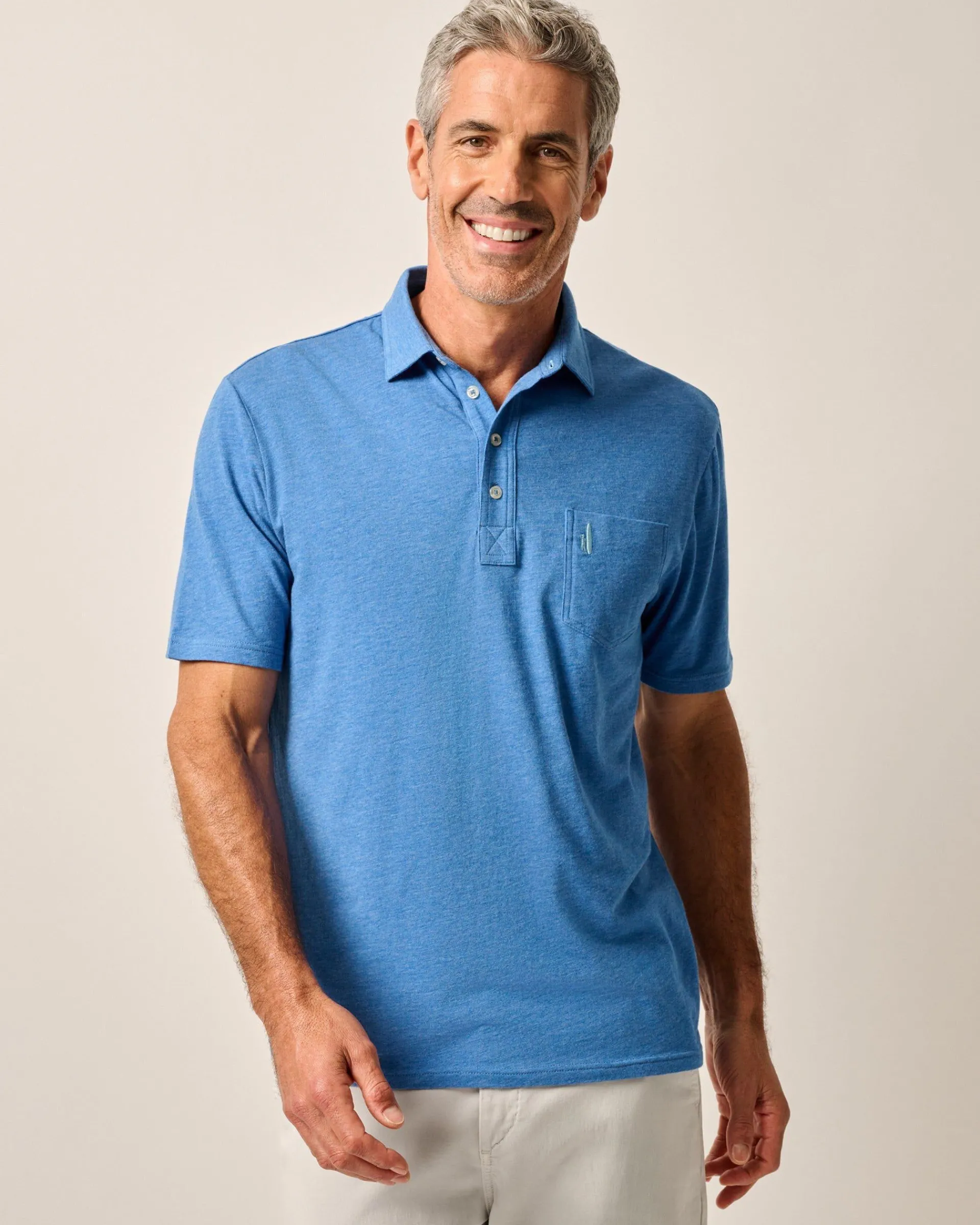 New Original 4-Button Polo - Heathered 2.0 Polos