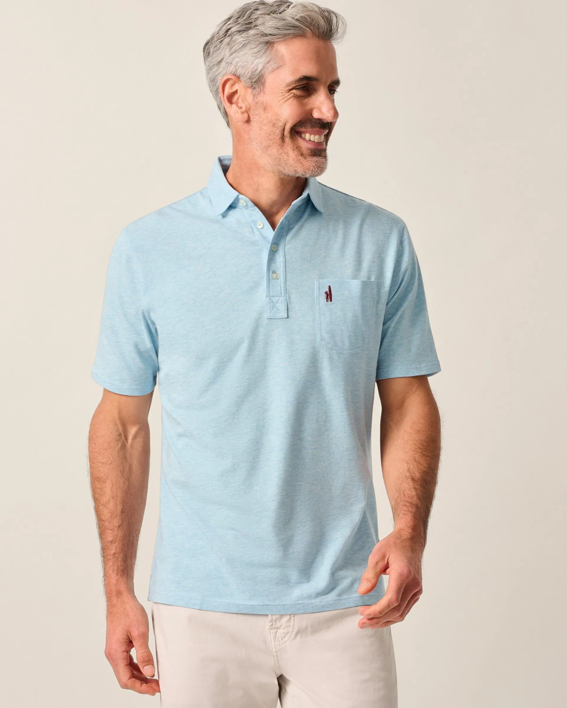 New Original 4-Button Polo - Heathered 2.0 Polos
