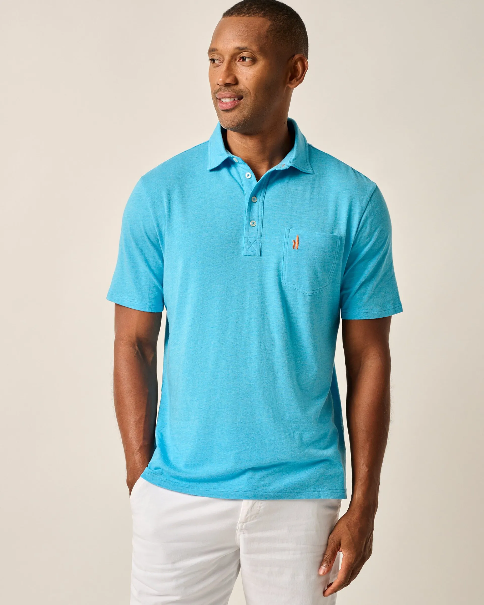 New Original 4-Button Polo - Heathered 2.0 Polos