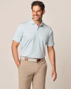 New Performance Jersey Polo - Michael Stripe Polos|Polos