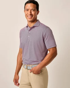 Performance Jersey Polo - Lyndonn Stripe Polos|Polos