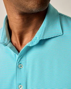 Performance Jersey Polo - Lyndonn Stripe Polos|Polos