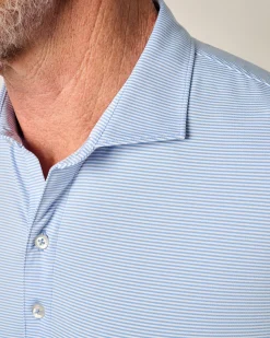 Performance Jersey Polo - Lyndonn Stripe Polos|Polos
