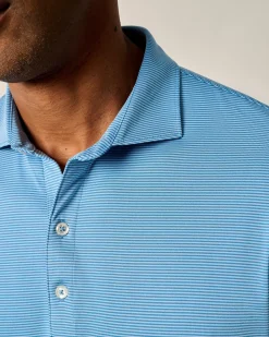 Performance Jersey Polo - Lyndonn Stripe Polos|Polos