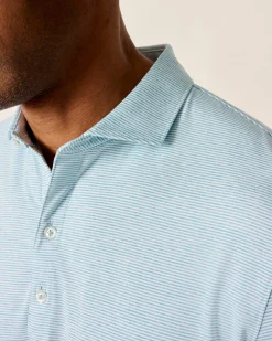 Performance Jersey Polo - Lyndonn Stripe Polos|Polos