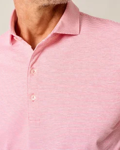 Performance Jersey Polo - Lyndonn Stripe Polos|Polos