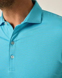 Performance Jersey Polo - Lyndonn Stripe Polos|Polos