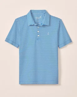Discount Performance Mesh Jr. Polo - Dru Stripe BOY Polos|Polos