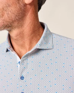 Performance Mesh Polo - Poppy Polos|Polos