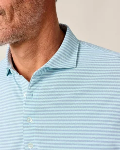 Clearance Performance Mesh Polo - Stetson Stripe Polos|Polos