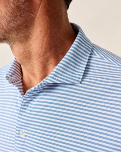 Clearance Performance Mesh Polo - Stetson Stripe Polos|Polos
