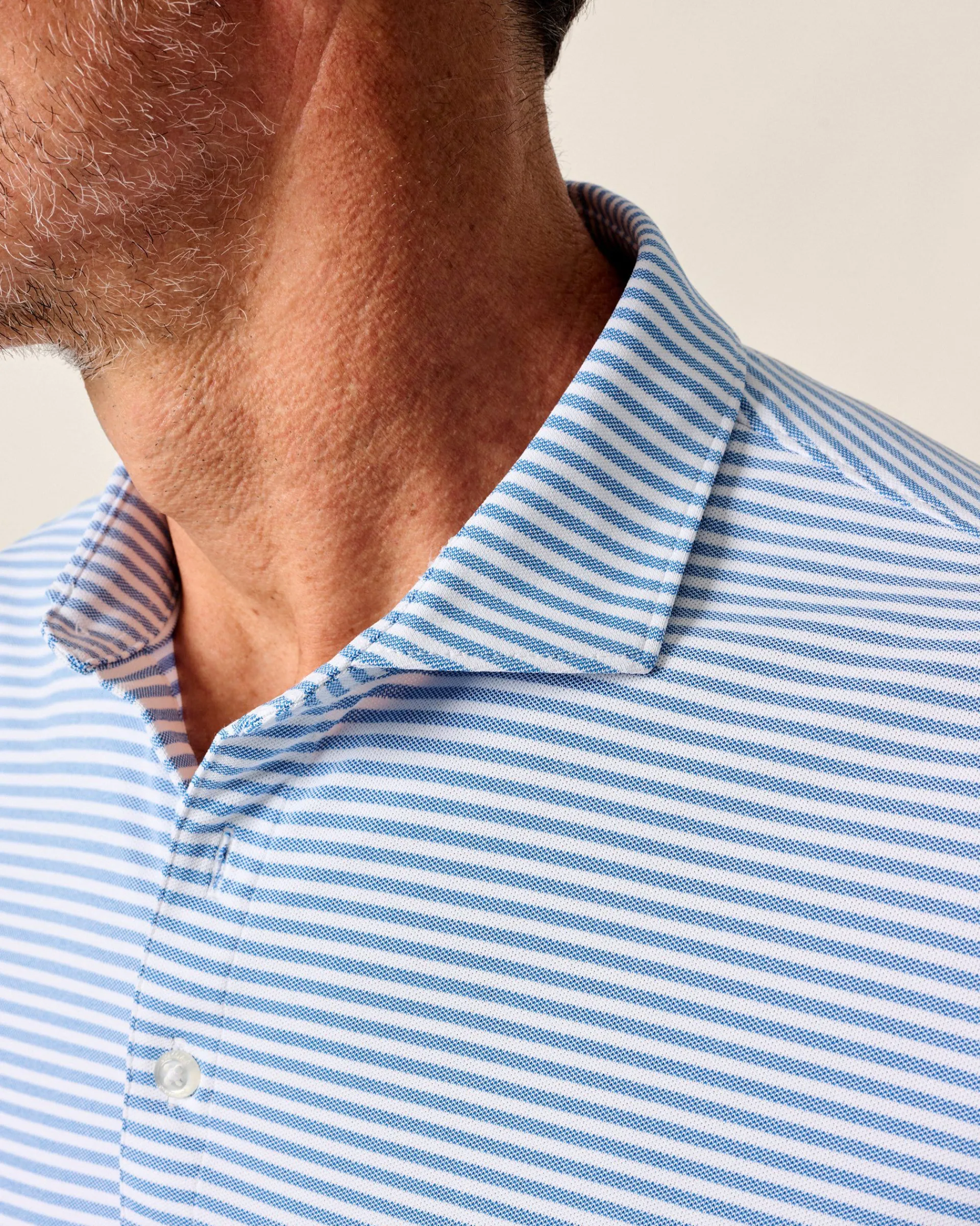 Clearance Performance Mesh Polo - Stetson Stripe Polos|Polos