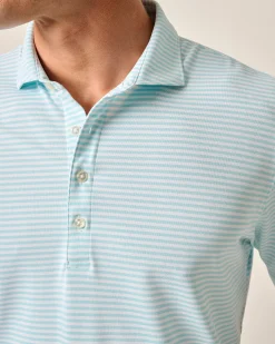 Clearance Performance Mesh Polo - Stetson Stripe Polos|Polos