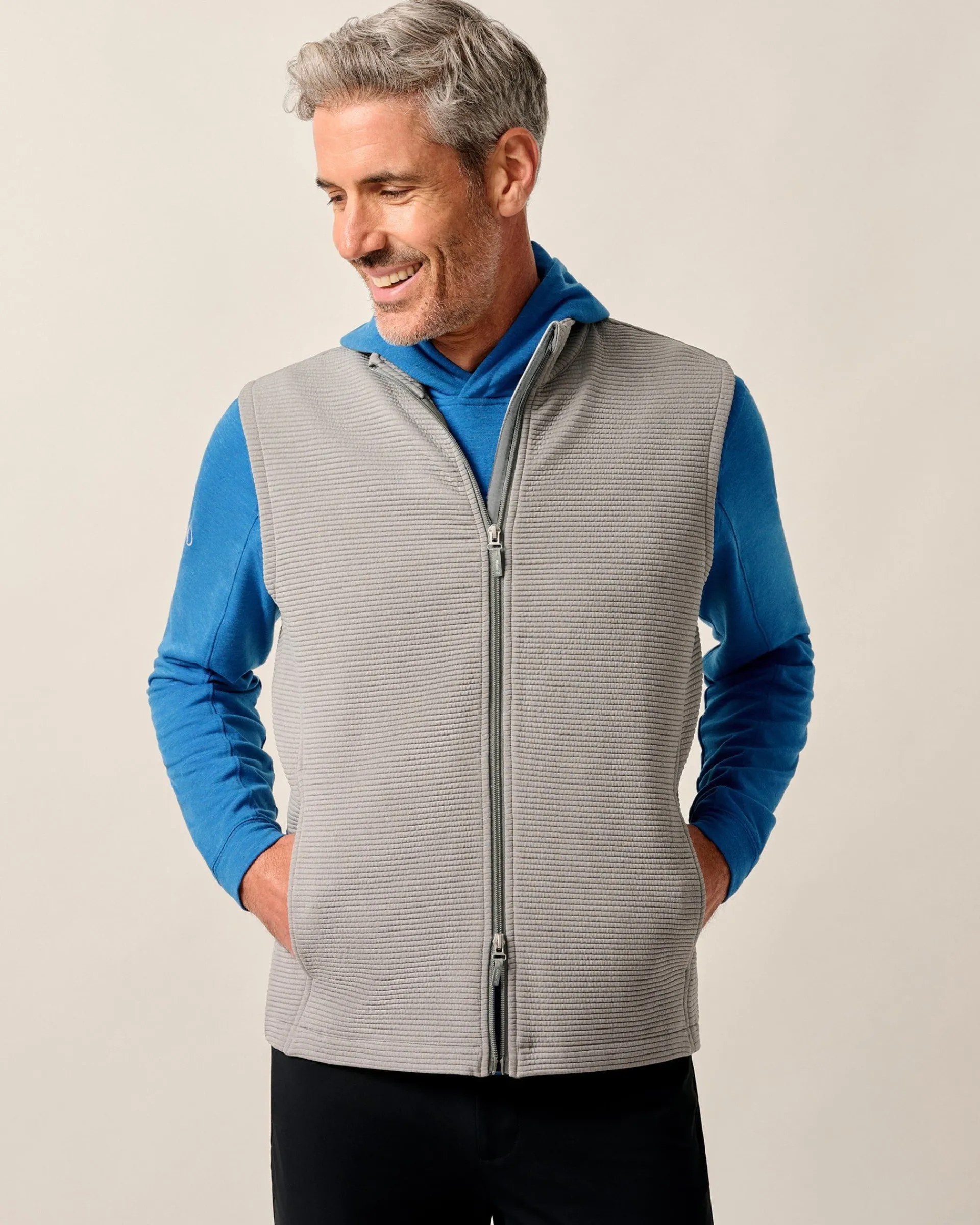 Reggie Ribbed Performance Vest Vests|Jackets & Vests