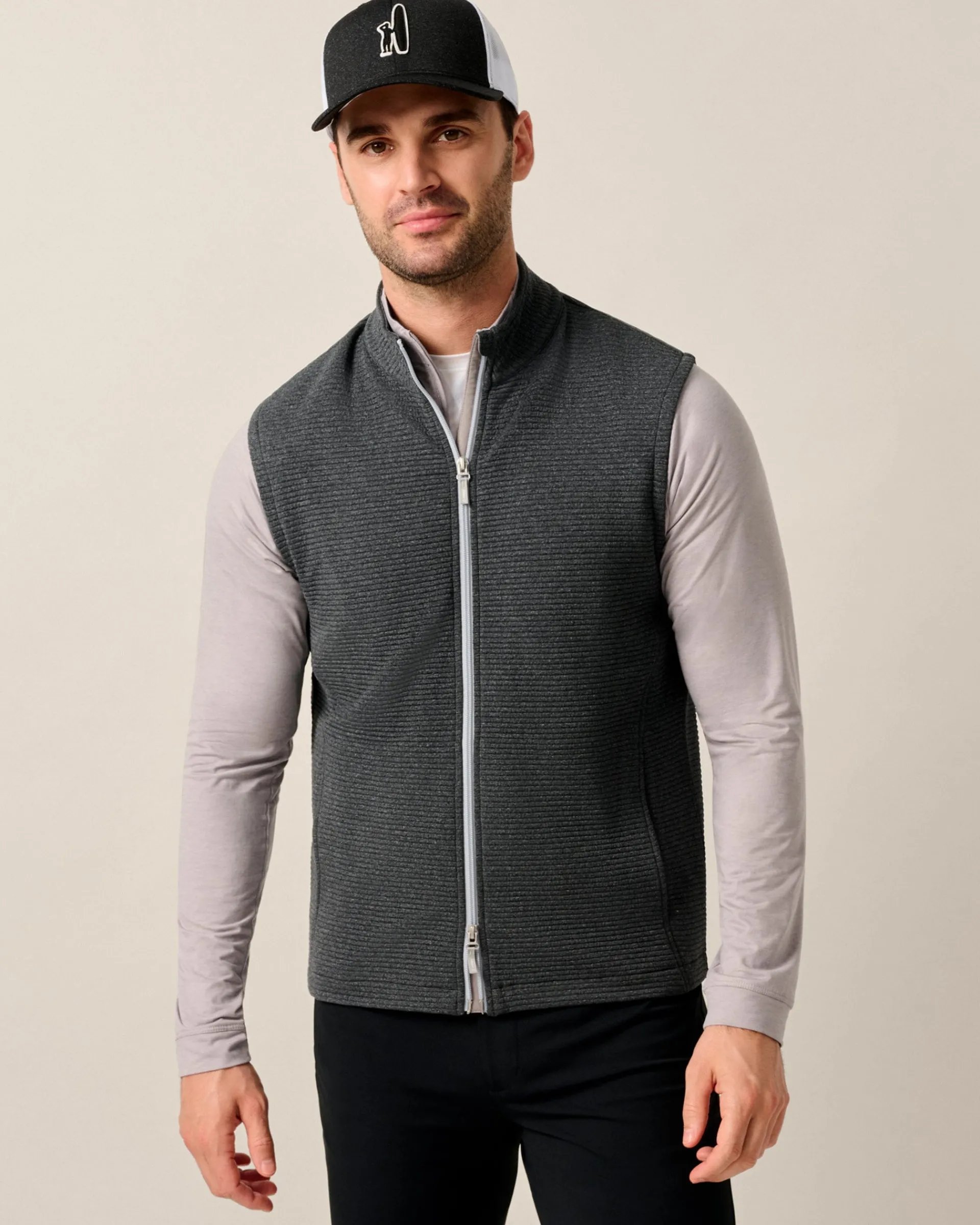 Reggie Ribbed Performance Vest Vests|Jackets & Vests