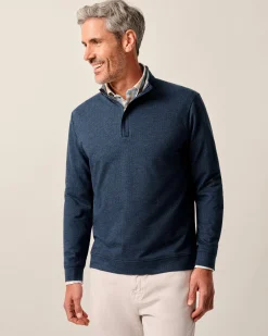 Discount Rubin Herringbone Cashmere Blend 1/4 Zip Pullover Quarter-Zips|Sweaters