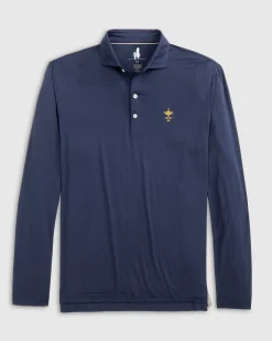 Ryder Cup Swing Long Sleeve Featherweight Performance Polo - Trophy Logo Ryder Cup|Ryder Cup