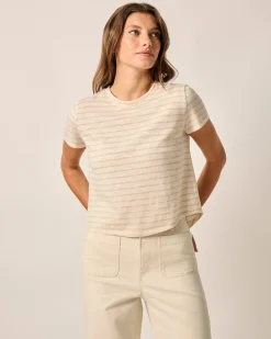Sale Shoreline Striped T-Shirt Women Tees & Tanks