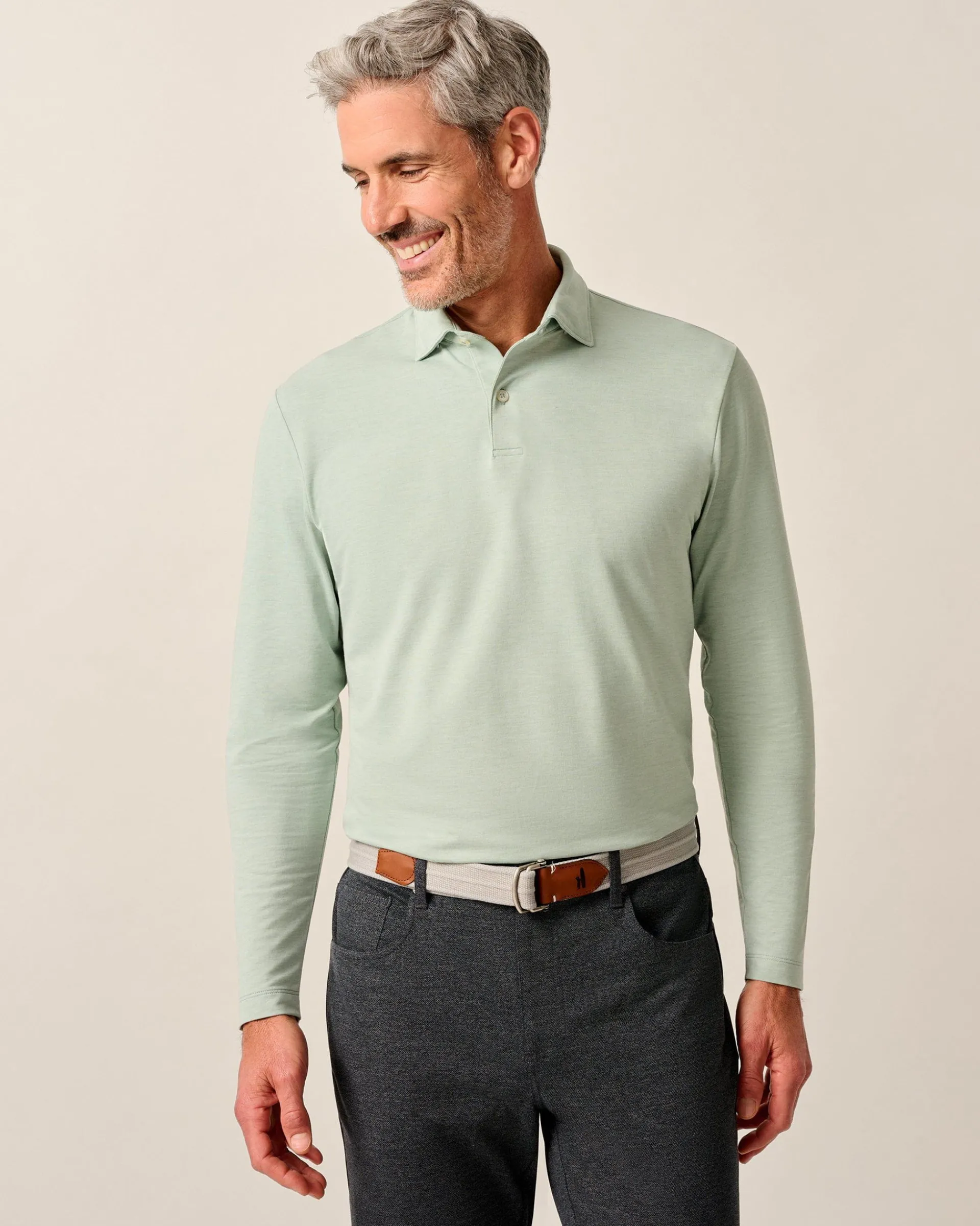 Hot Top Shelf Long Sleeve Polo - Idris Polos