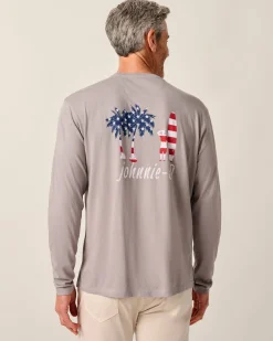 Discount US Palm Long Sleeve Pocket T-Shirt T-Shirts