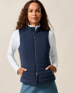 Sale Victoria Performance Mixed Media Vest Women Outerwear|Jackets & Vests