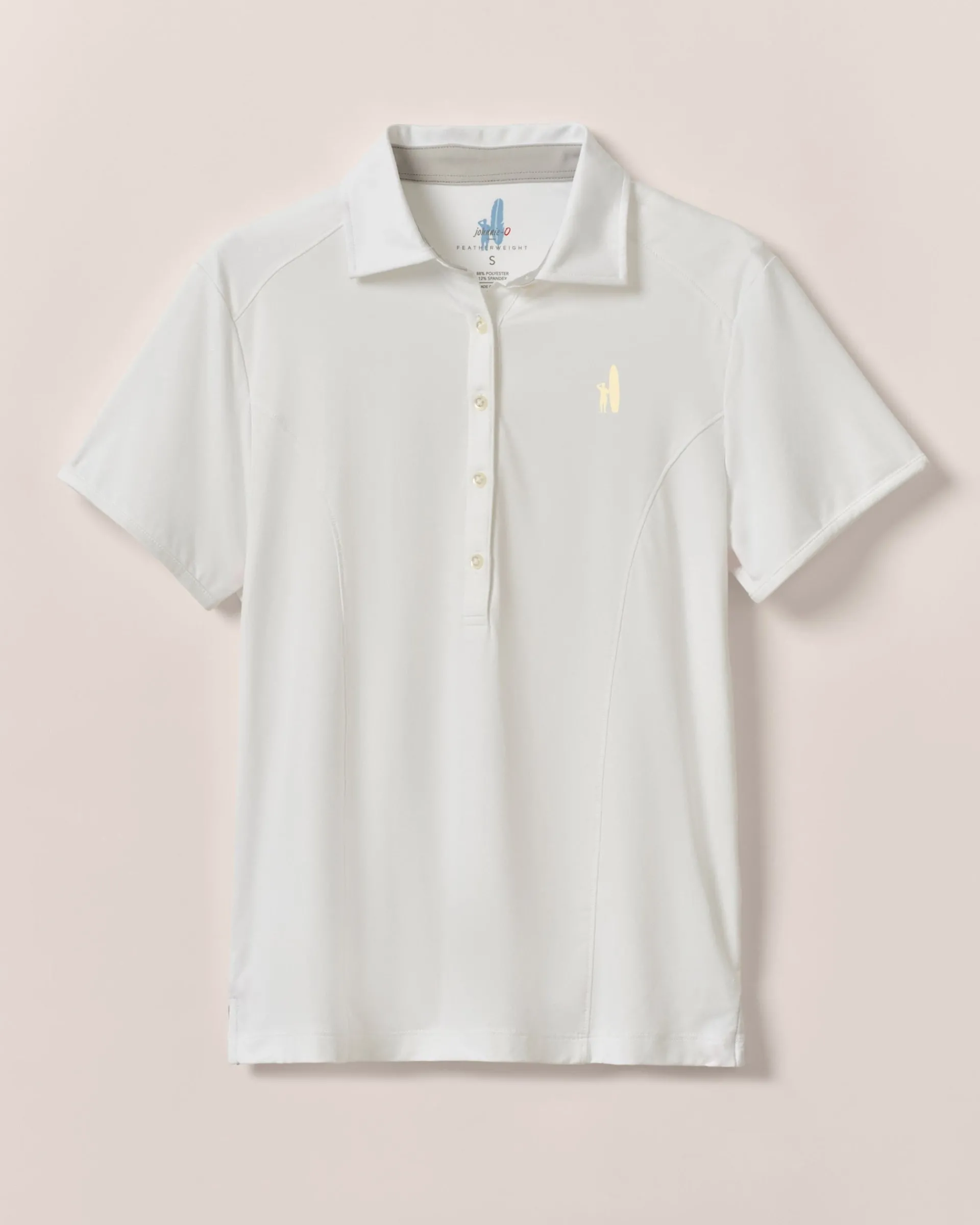 Women's Custom Surfer Logo Angela Performance Jersey Polo Women Polos|Polos & T-Shirts