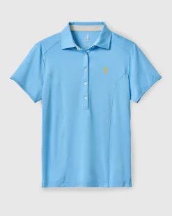 New Women's Ryder Cup Angela Performance Polo - Trophy Logo Women Ryder Cup|Ryder Cup
