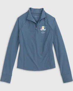 Sale Women's Ryder Cup Jasmine Striped Performance 1/4 Zip Women Ryder Cup|Ryder Cup